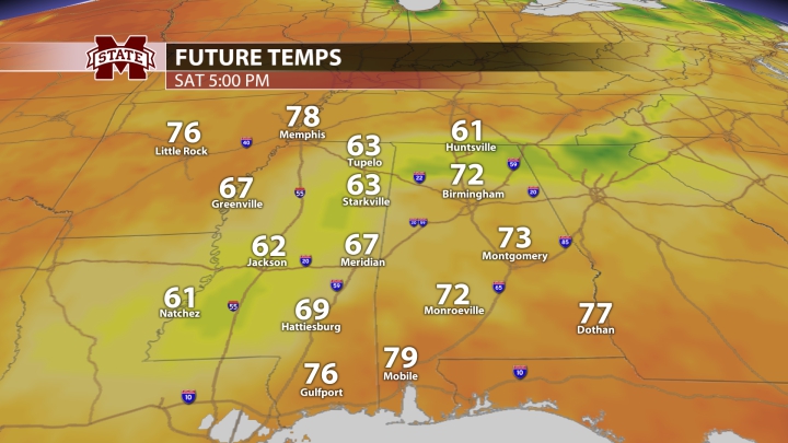 Above Average Temperatures Ahead of Cold Front- Week of October 2nd Forecast